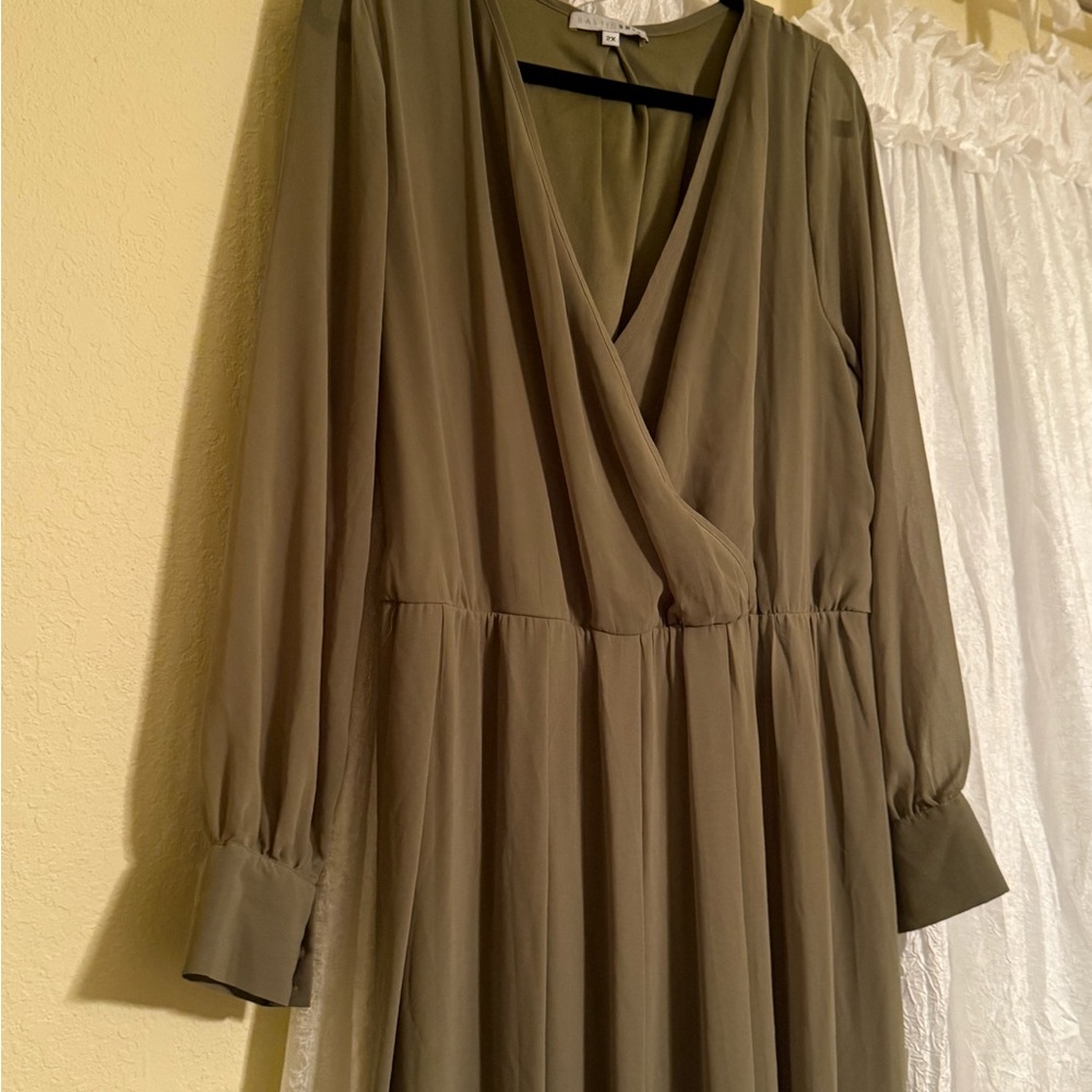 Baltic Born Olive Long Sleeve Dress
